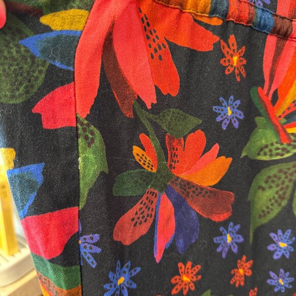 Farm Rio Black Banana Sky Lenzing™ Ecovero™ Viscose Mini Dress - Picture 7 of 8